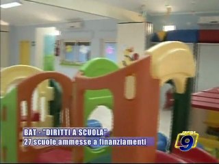 PROVINCIA BAT. "Diritti a scuola", 27 scuole ammesse ai finanziamenti