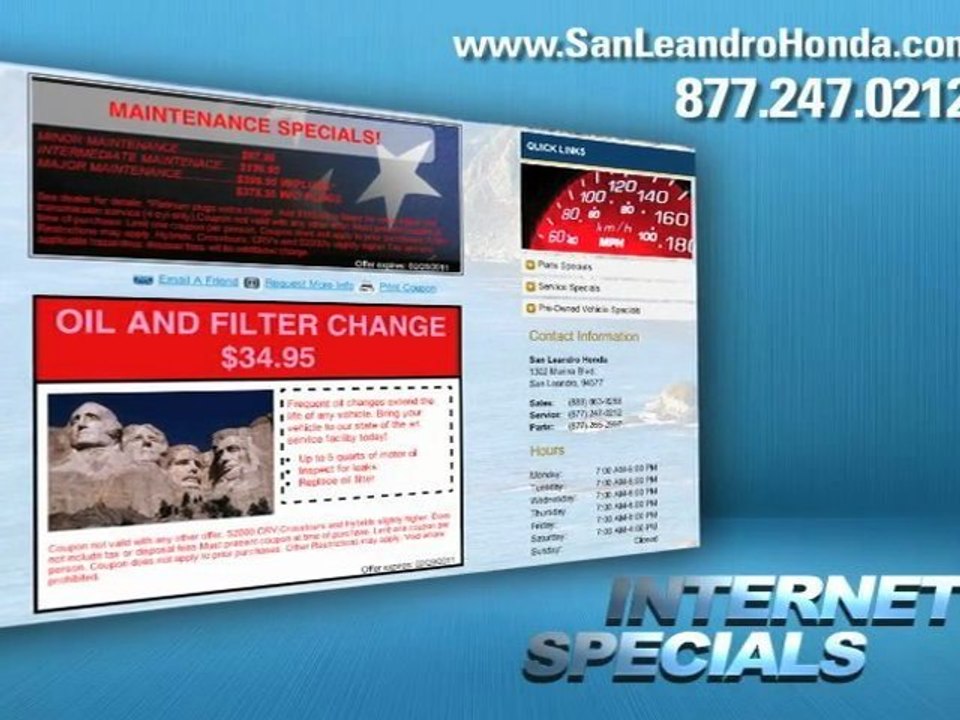 Honda Oil Change Service - Oakland CA Honda,