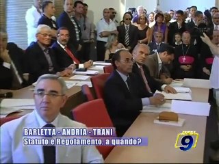 Télécharger la video: PROVINCIA BAT. Statuto e Regolamento, a quando?