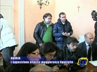 ANDRIA. l'opposizione attacca: maggioranza liquefatta