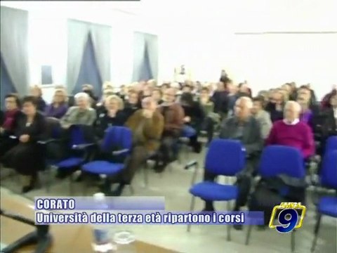CORATO. Universita' della terza eta', ripartono i corsi