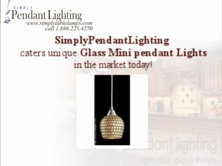 Unique Glass Mini pendant Lights