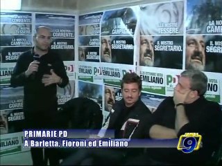PRIMARIE PD. A Barletta Fioroni ed Emiliano
