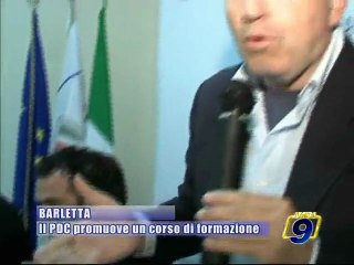 BARLETTA. PDC, corso di formazione politica "a che serve la politica"