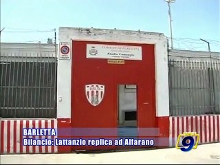 BARLETTA. Bilancio: Lattanzio replica ad Alfarano