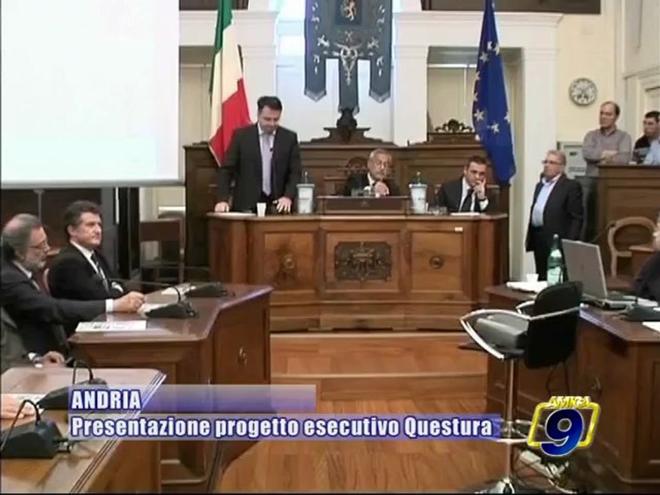 PROVINCIA BAT. Presentato ad Andria il progetto esecutivo della Questura Provinciale