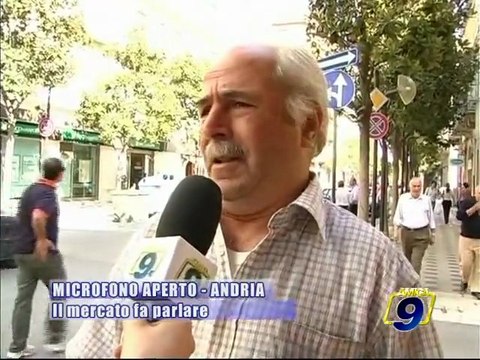 ANDRIA. Il mercato fa parlare.. MICROFONO APERTO - SPOSTAMENTO MERCATO