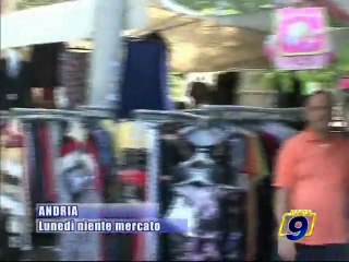 ANDRIA. Lunedi' niente  mercato