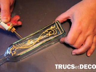 Créer des cloisons en peinture sur verre par TrucsetDeco.com