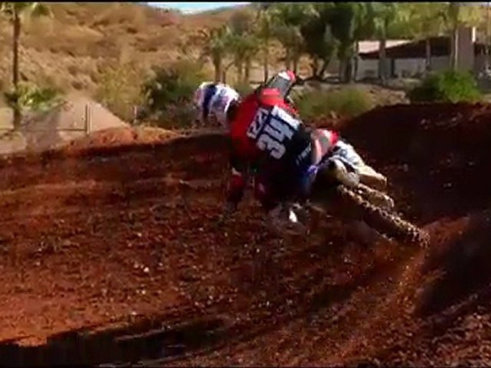 NICO IZZI at the Yamaha test track