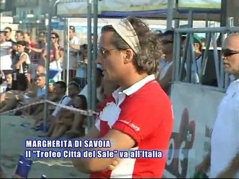 MARGHERITA DI SAVOIA. Il trofeo Citta' del Sale va all'Italia