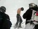 Topless Skiing