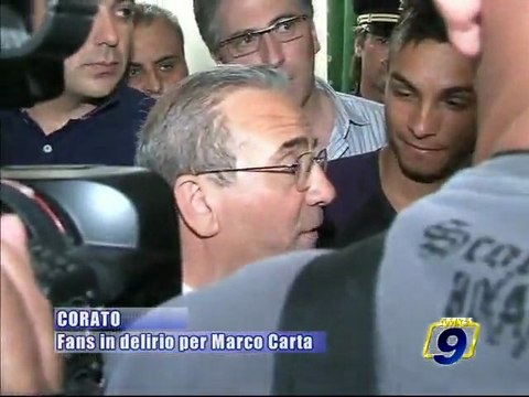 CORATO.Fans in delirio per Marco Carta - ESTATE CORATINA 2009