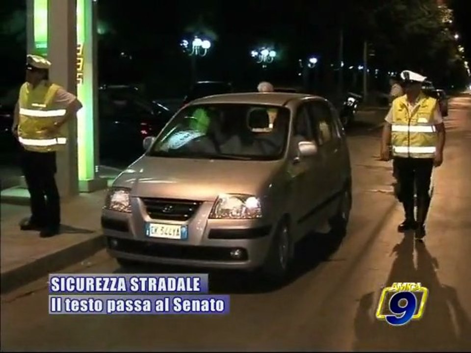 SICUREZZA STRADALE. Dopo la Camera, il testo passa al Senato