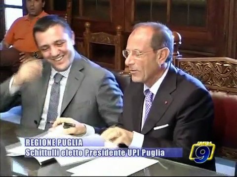 REGIONE PUGLIA. Francesco Schittulli eletto Presidente UPI Puglia