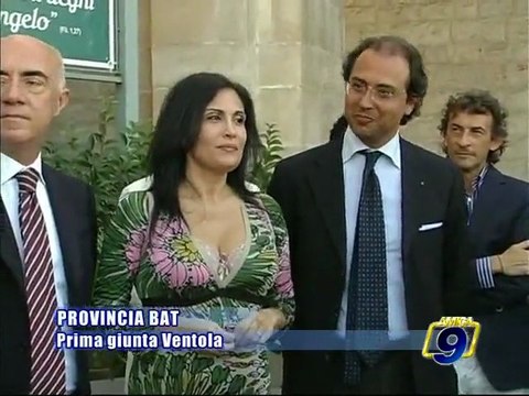 PROVINCIA BAT. Presentata la prima storica Giunta della Provincia di Barletta - Andria - Trani