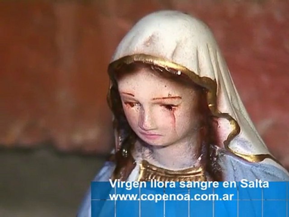 Virgen llora sangre en Salta