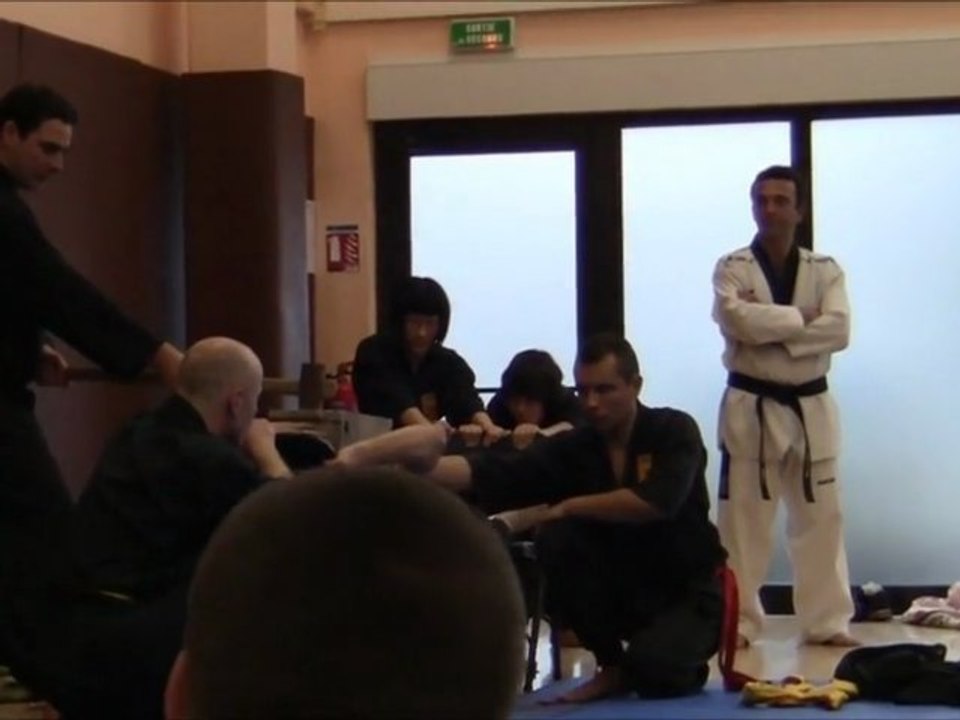 [Nam-Ho-Quyen] Casse passive de parpaing sur le ventre