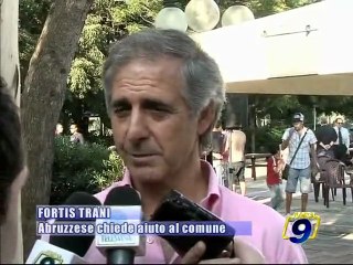 TRANI. Paolo Abruzzese chiede aiuto al comune