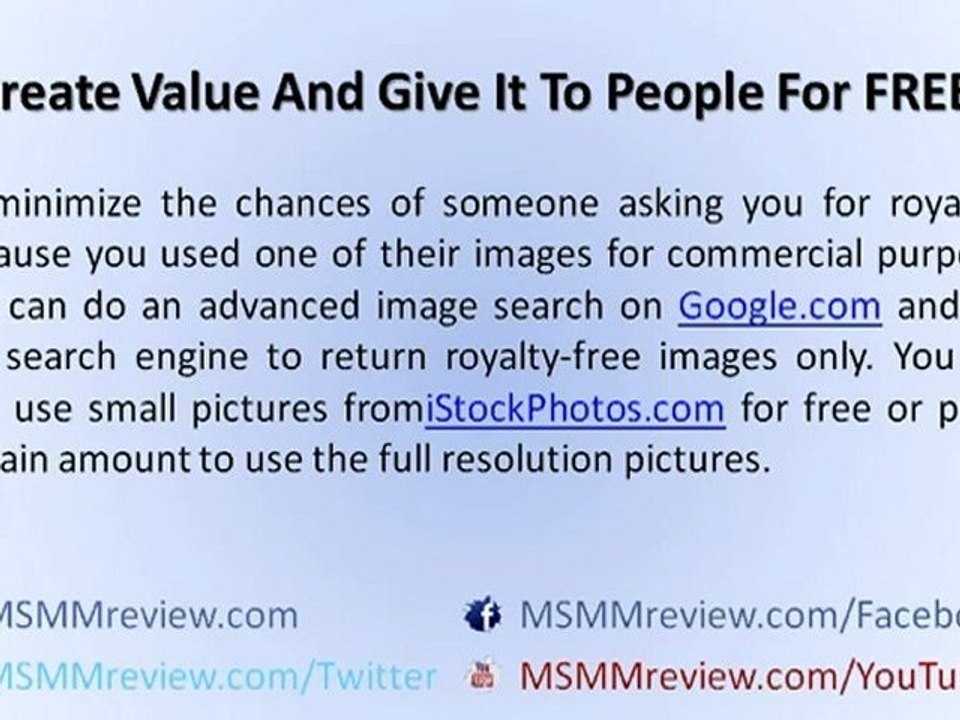 MSMM Review Part 3 - Create Value And Give It To People For