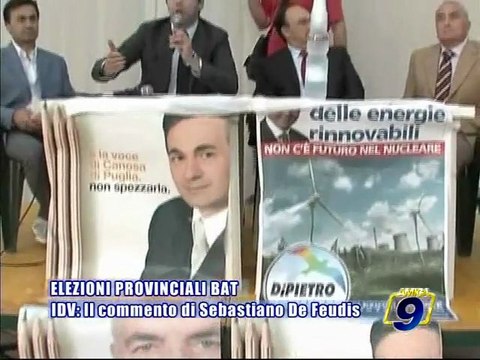 PROVINCIALI BAT. Il dopo elezioni di Sebastiano De Feudis