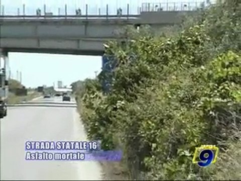 STRADA STATALE 16, Asfalto mortale nel tratto Trani - Barletta
