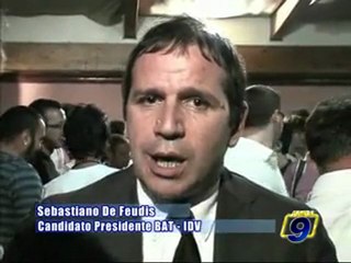 PROVINCIALI BAT. IDV, Sebastiano De Feudis per Bartolo Maiullari