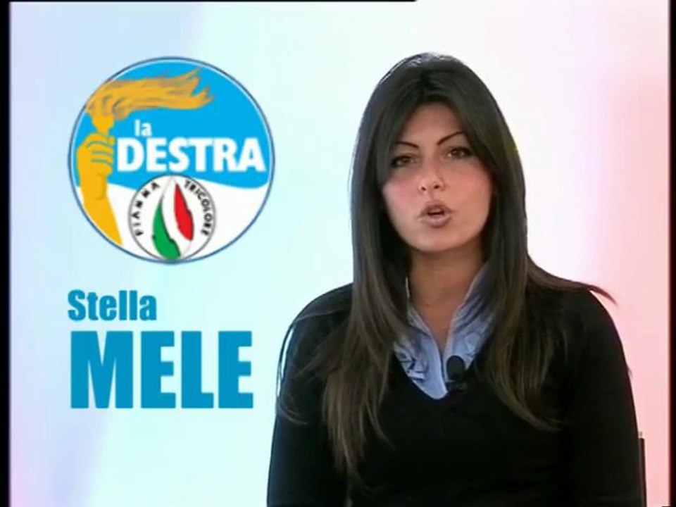 Alfredo Pierro - Stella Mele (La Destra - Fiamma Tricolore) I Messaggio Elettorale
