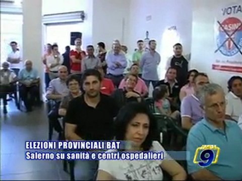 PROVINCIALI BAT. Andria, al comitato di Giovanni Vurchio incontro su sanita' con Francesco Salerno