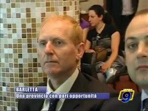 PROVINCIALI BAT. Una provincia con pari opportunita', l'on. Saltamartini accanto a Mariagrazia Vitobello e Francesco Ventola