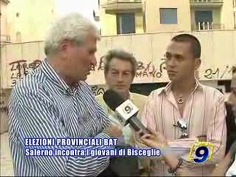 PROVINCIALI BAT. Salerno incontra i giovani di Bisceglie