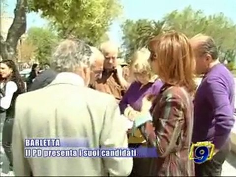 PROVINCIALI BAT. Il PD presenta la squadra dei candidati consiglieri di Barletta