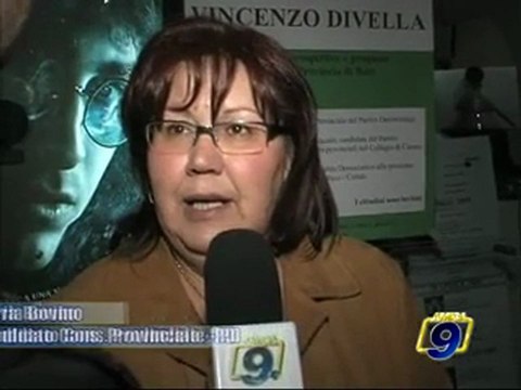 PROVINCIALI BARI. Corato, presentati i candidati PD al Consiglio Provinciale