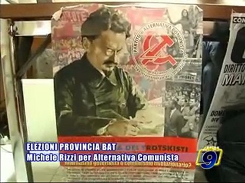 PROVINCIALI BAT. E' Michele Rizzi il candidato presidente di Alternativa Comunista
