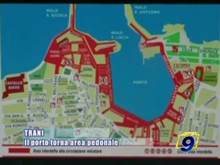 TRANI. Il Porto torna ad essere area pedonale