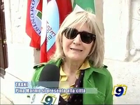 PROVINCIALI BAT. Pina Marmo si presenta alla citta' di Trani