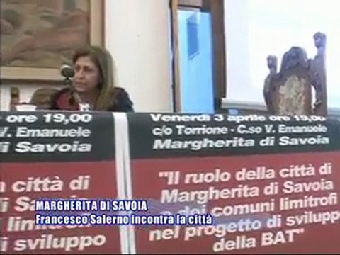 PROVINCIALI BAT - Margherita di Savoia, Salerno incontra la citta'