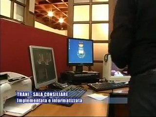 TRANI. Implementata e informatizzata la sala consiliare