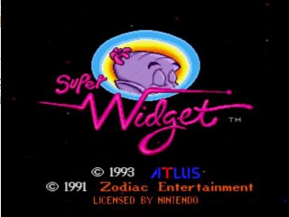 Super Widget [SNES] videotest