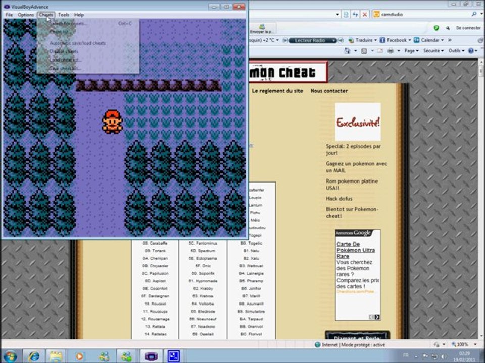 Tuto Cheat VisualBoyAdvance (FRA) - By SHADOW