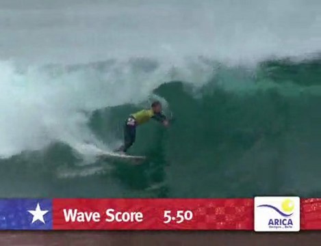 Rip Curl Pro Search Chile: Quarter-Final 4 - Damien Hobgood def. Bruno Santos