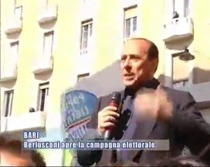 Silvio Berlusconi a Bari - AMICA9 informa