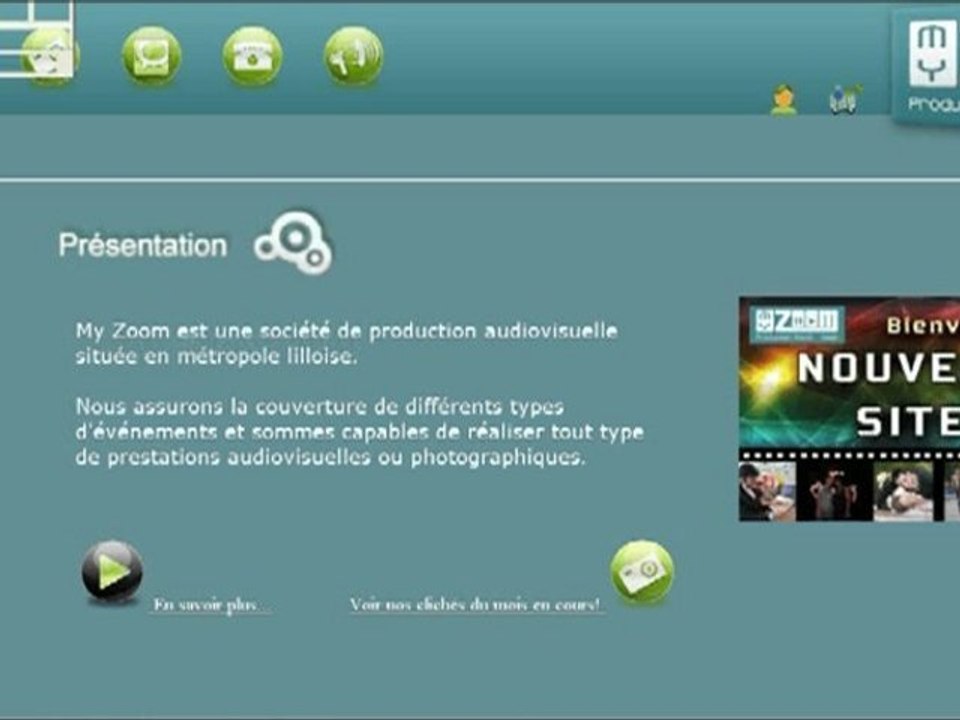 Navigation galerie myzoom.fr