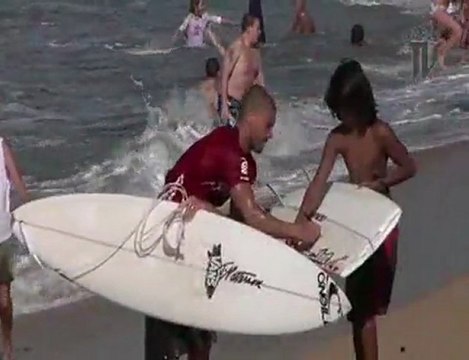 O'neill Tv Tim Reyes surfing in Hawaii