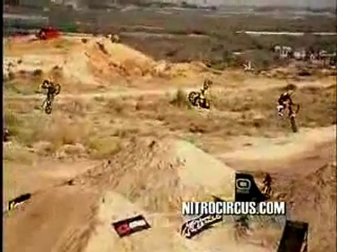 Travis Pastrana and the Nitro Circus Crew at the NC Compound