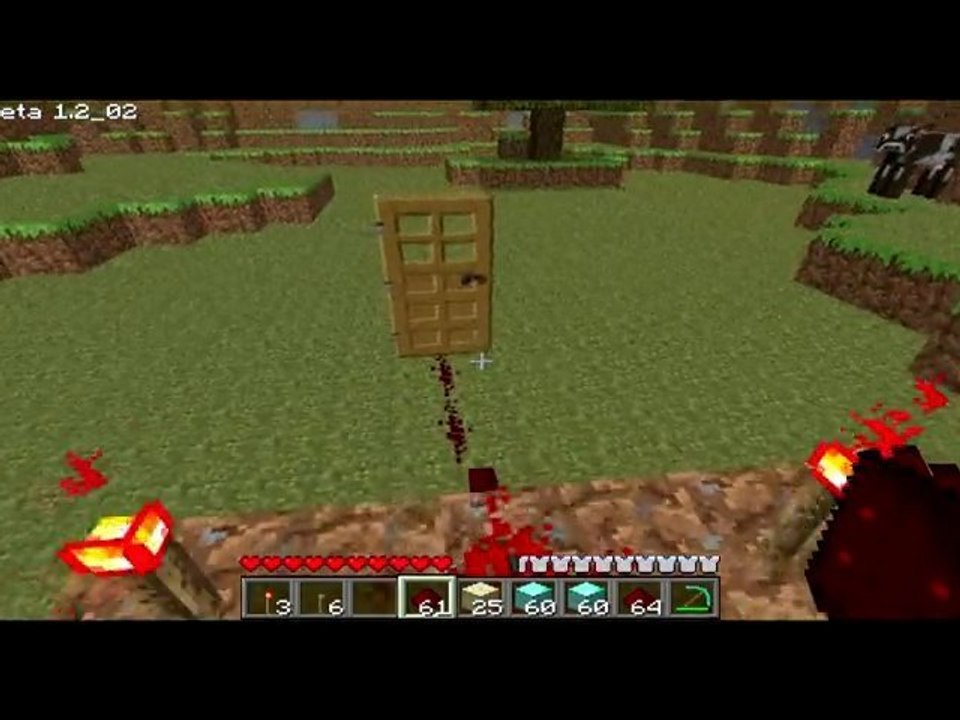 Tutoriel Redstone Minecraft (Bouton + verrou)