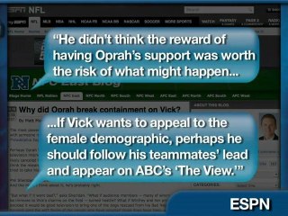 Vick Backs Out of Oprah Interview