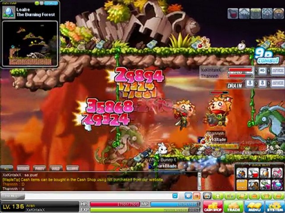 maplestory aran lvl 136