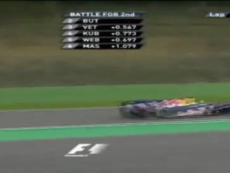 BUTTON -VETTEL CRASH AT BELGIUM GRAND PRIX (SPA)