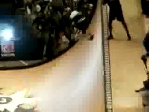 Shaun White attempting 1080 on the X Games half pipe